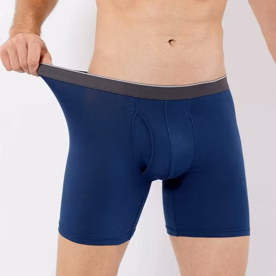 Roupa íntima de bambu masculina sexy personalizada de fábrica