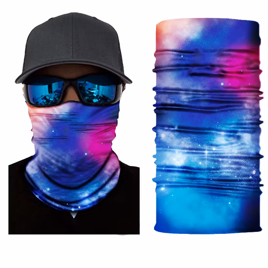 Promocional de microfibra para motocicleta ao ar livre multiuso respirável lavável ciclismo bandana polaina de pescoço